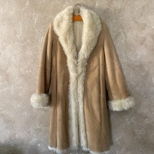 Wilson's leather penny lane long fur coat